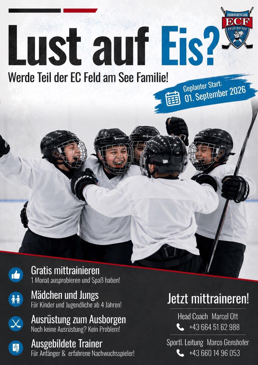 ECF Jugendtraining Flyer